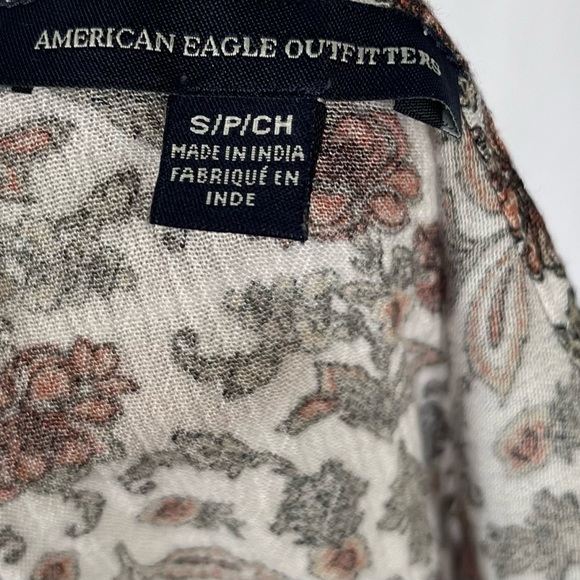 American Eagle • Floral Ruffle Tank Top • Small - Picture 2 of 4
